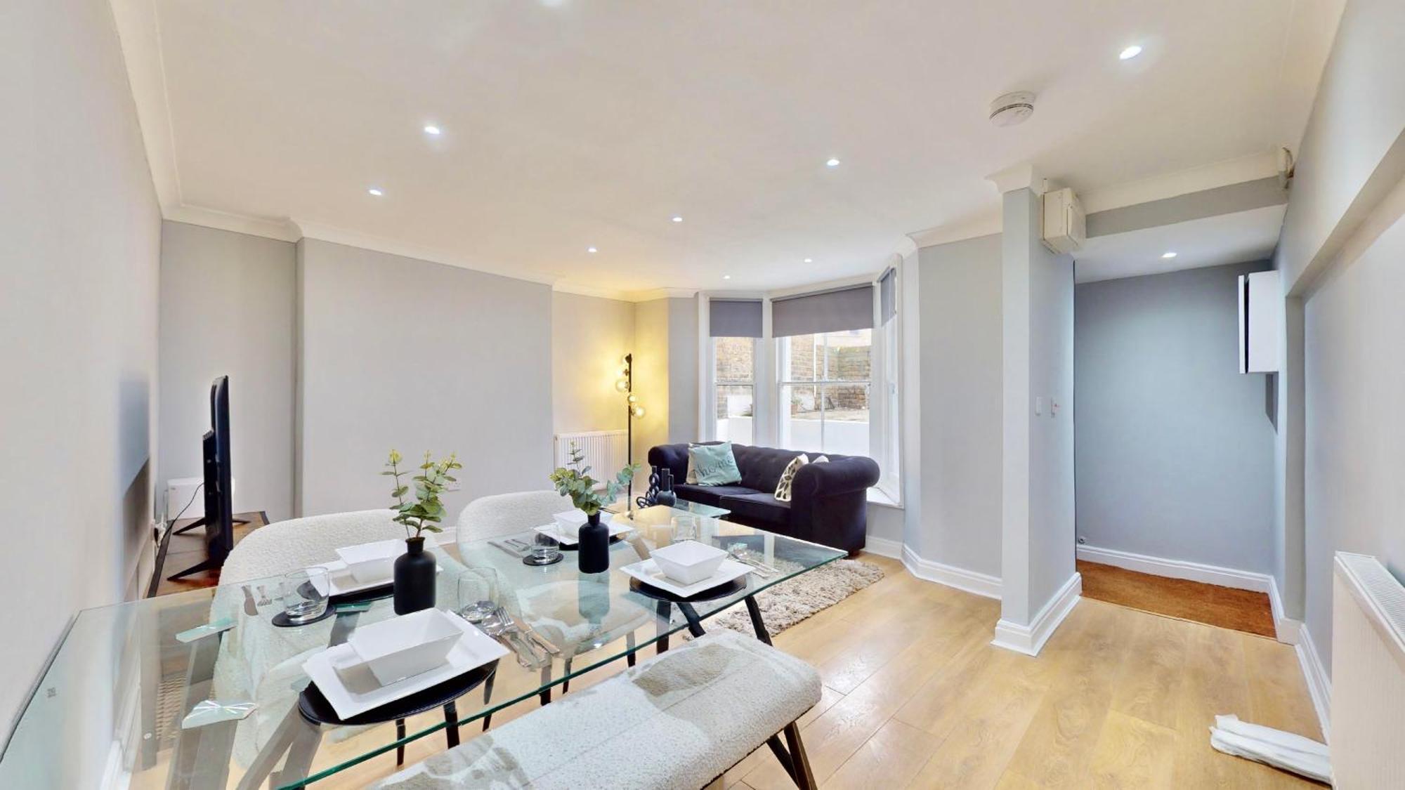 Ferienwohnung Tube & Notting Hill Nearby - Garden Flat Haven London Exterior foto